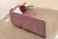 Raspberry Vanilla Cheesecake